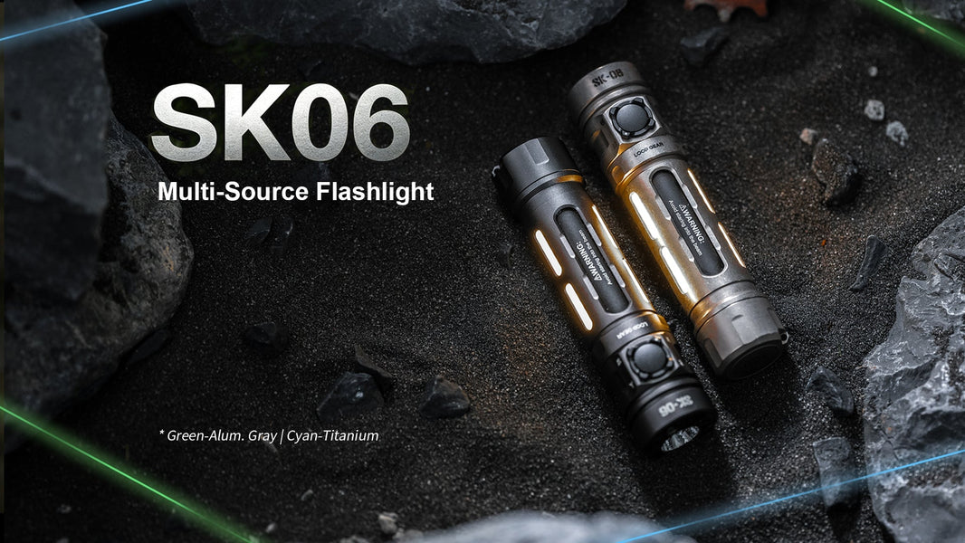 LOOP GEAR SK06: Multi-Source EDC Flashlight