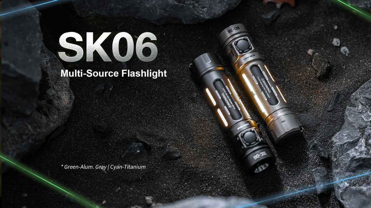 LOOP GEAR SK06: Multi-Source EDC Flashlight
