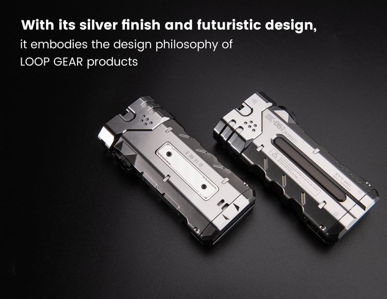 SK05 Pro Silver Flashlight