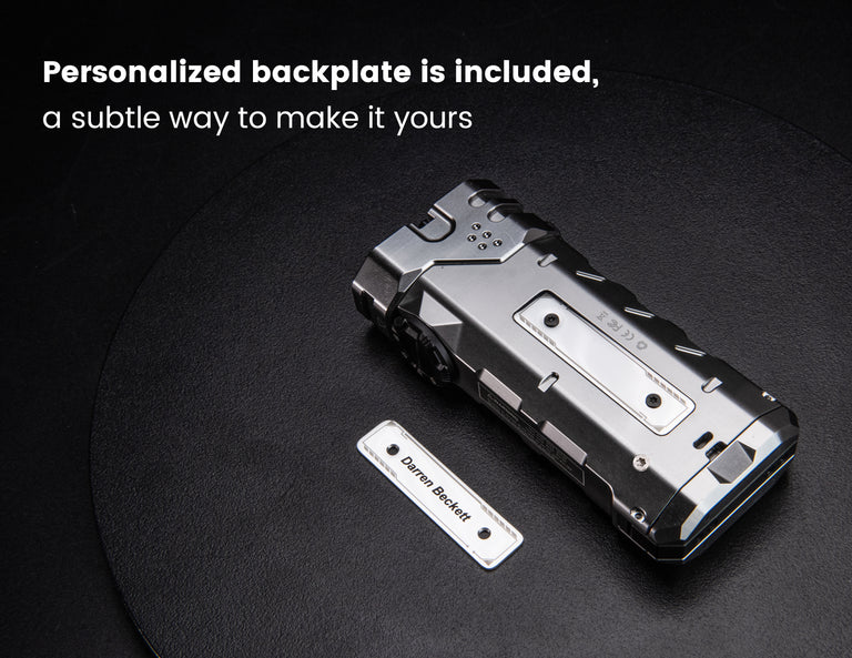 Personalized backplate