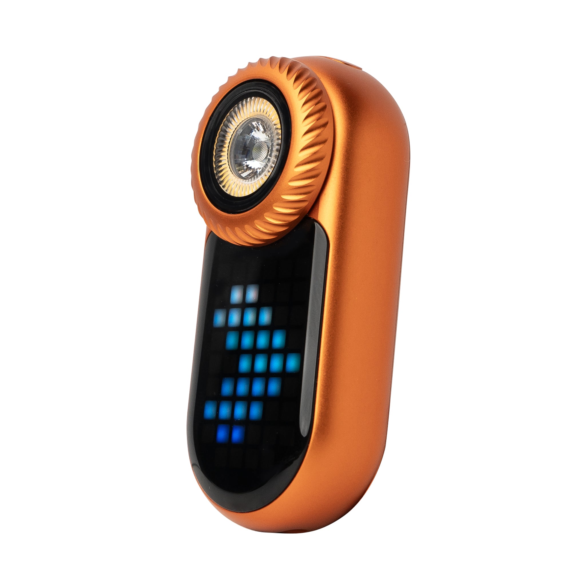 LOOP GEAR LOOPDOT Purple-Pixel Display EDC Flashlight With Fidget Dial