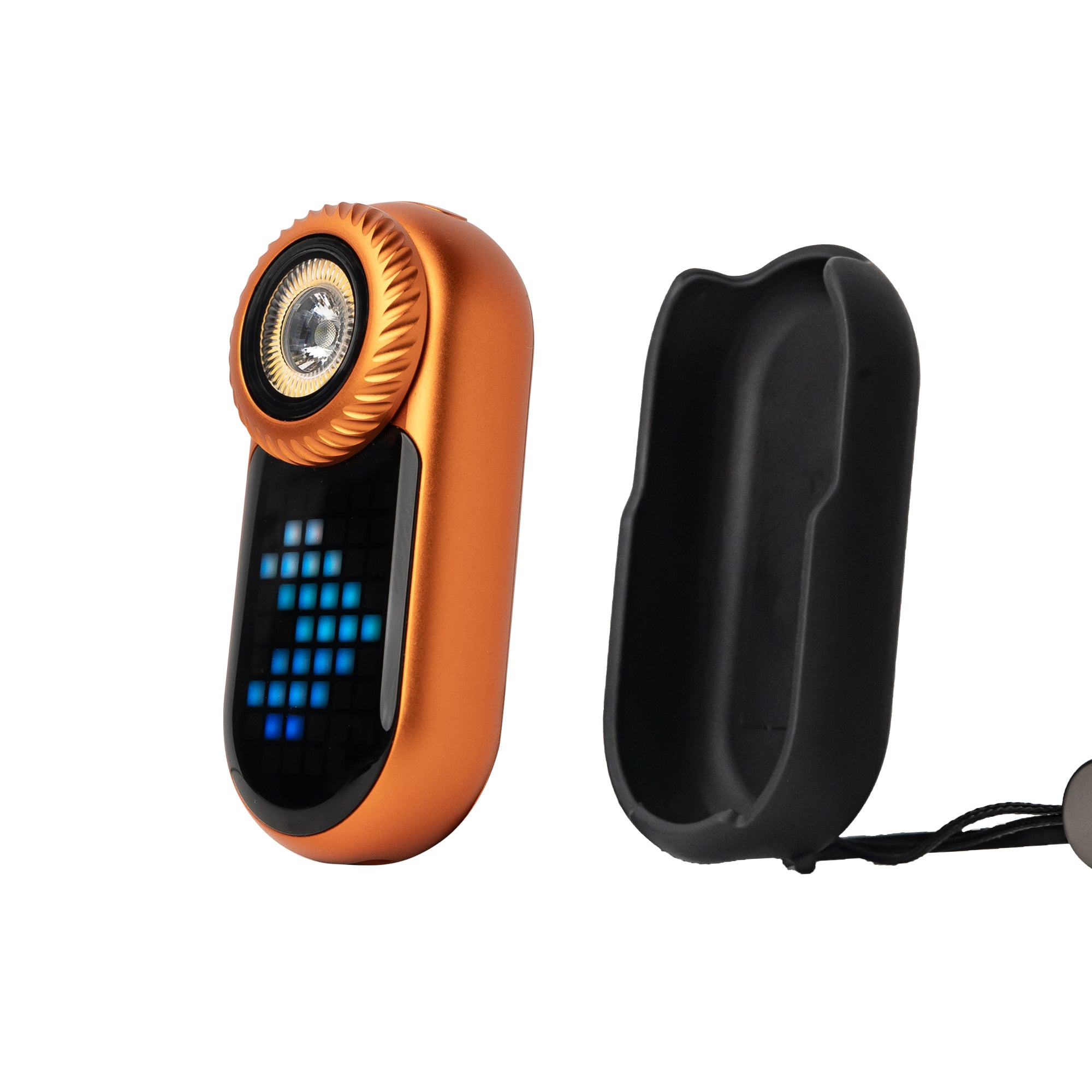 LOOP GEAR LOOPDOT & Dotcase-Pixel Display EDC Flashlight With Fidget Dial