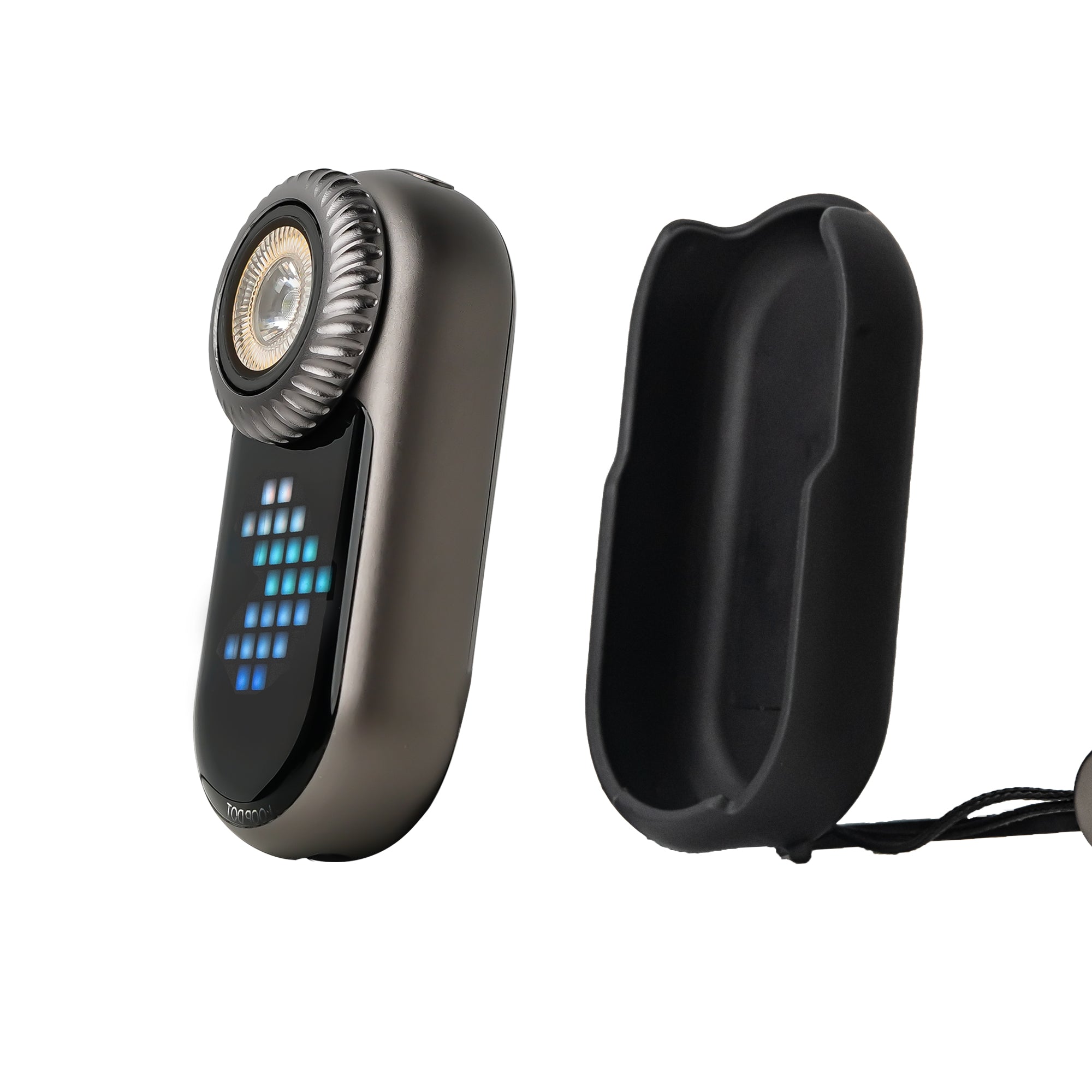 LOOP GEAR LOOPDOT & Dotcase-Pixel Display EDC Flashlight With Fidget Dial