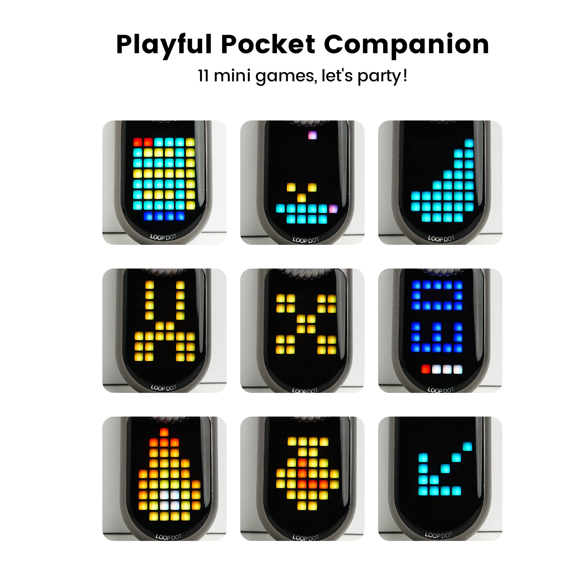 [Pre Order] LOOPDOT-Pixel Display EDC Flashlight With Fidget Dial