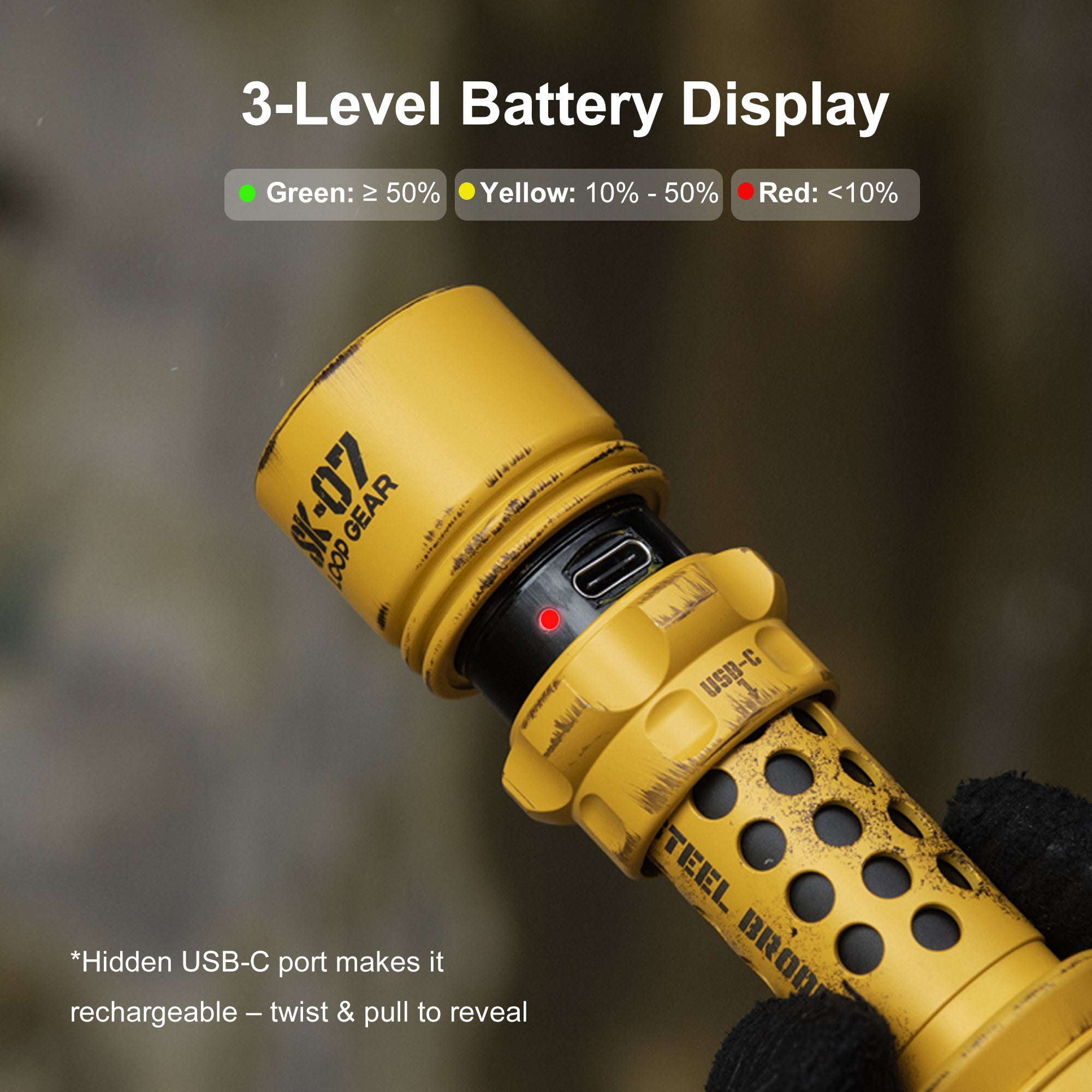 LOOP GEAR SK07 Early Access 20% OFF Tactical Flashlight 2800lm 515m Beam Distance