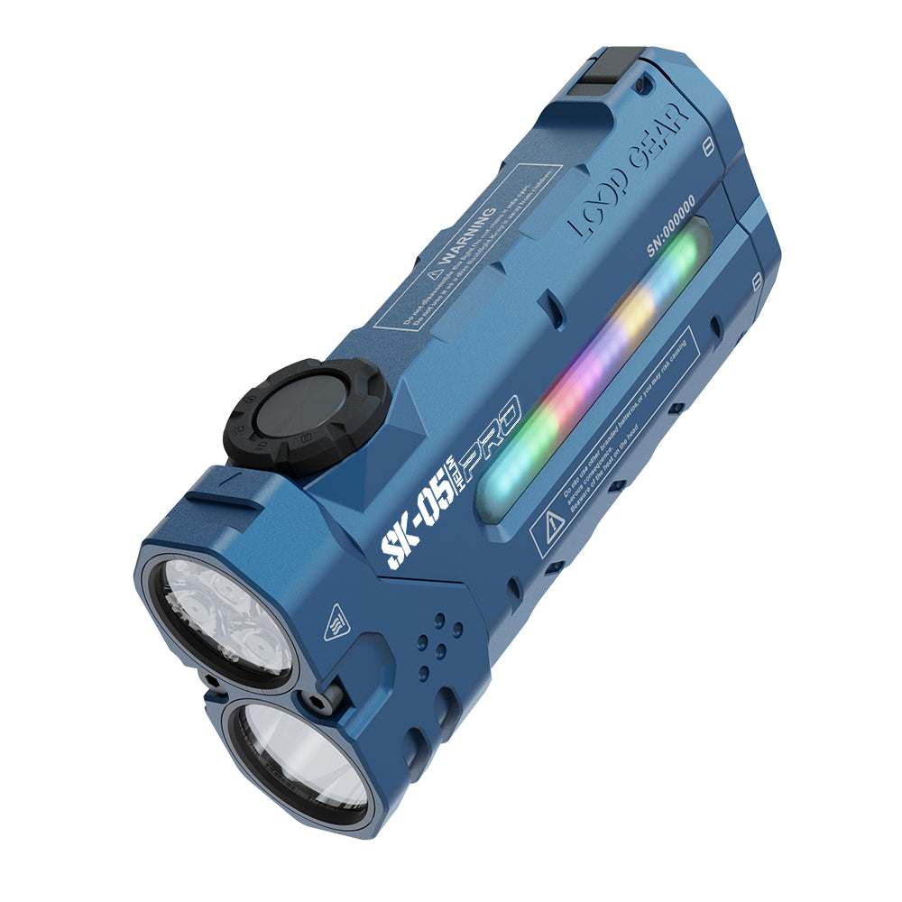 Pre-Order丨LOOP GEAR SK05 Pro BLUE Flat LED Flashlight