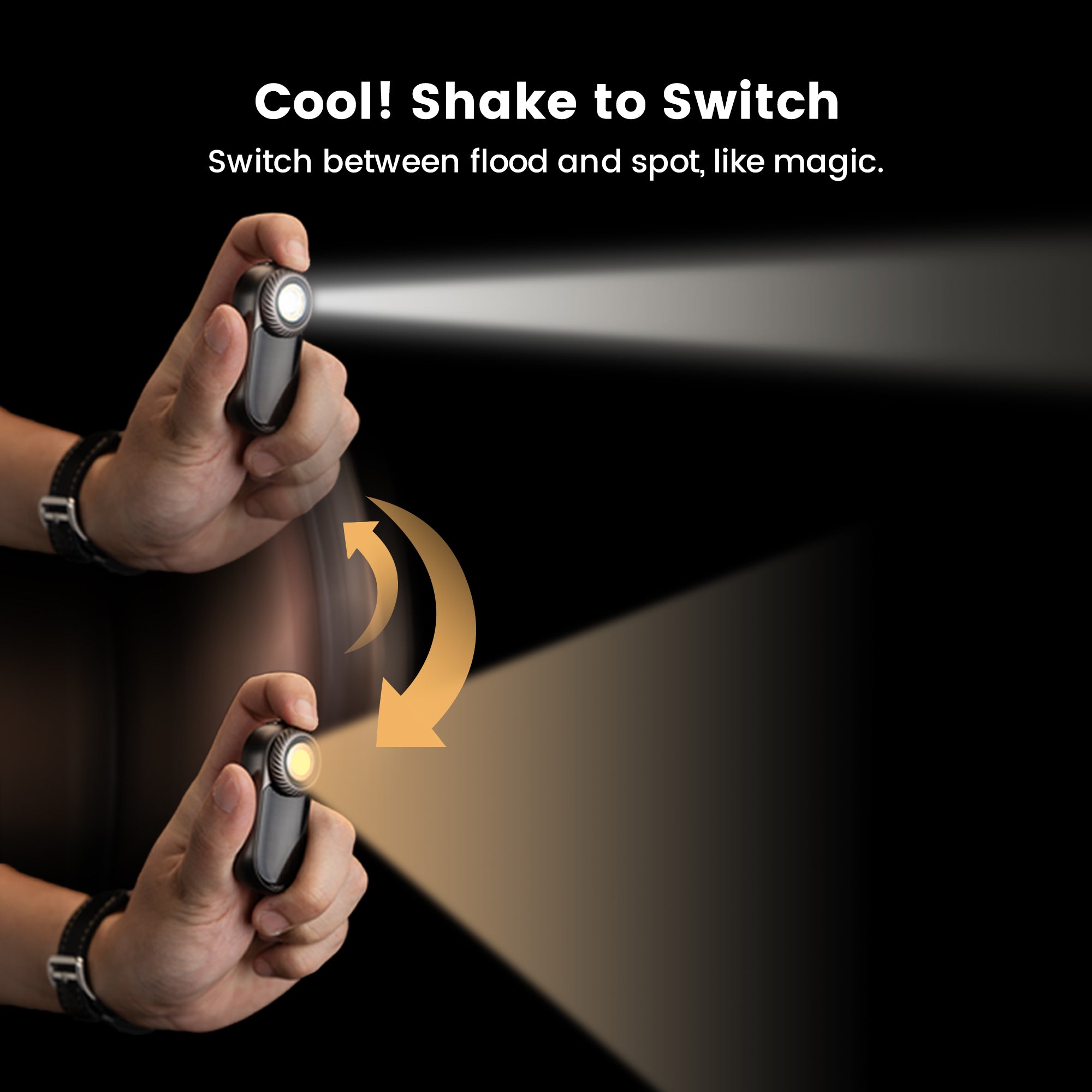 gear loop LOOP GEAR LOOPDOT-Pixel Display EDC Flashlight With Fidget Dial