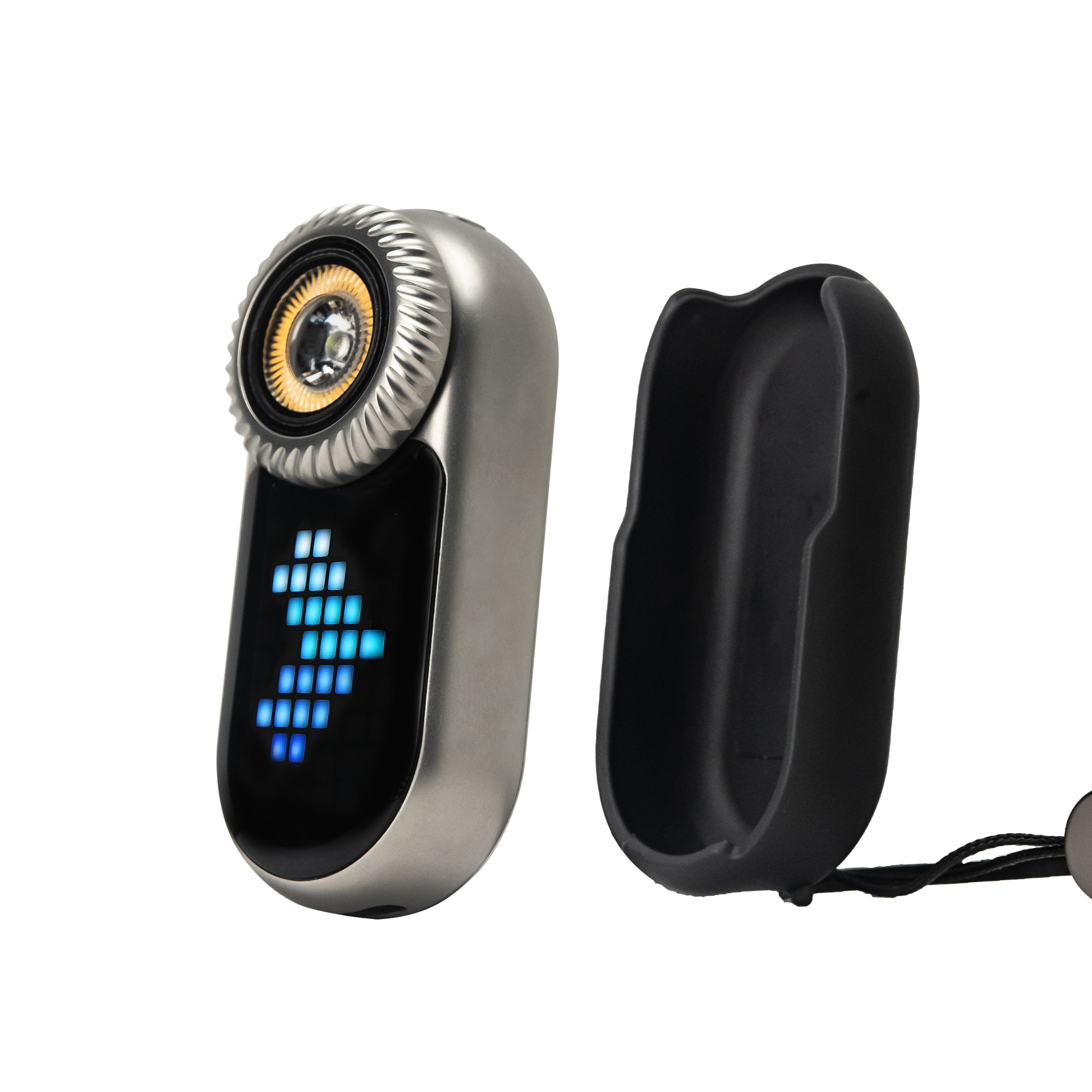 LOOP GEAR LOOPDOT & Dotcase-Pixel Display EDC Flashlight With Fidget Dial