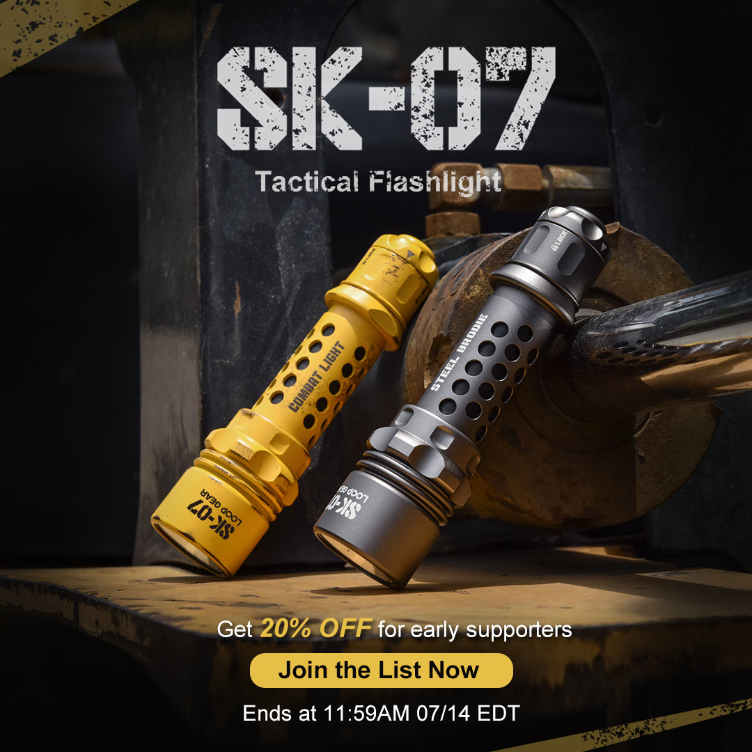 LOOP GEAR SK07 Early Access 20% OFF Tactical Flashlight 2800lm 515m Beam Distance