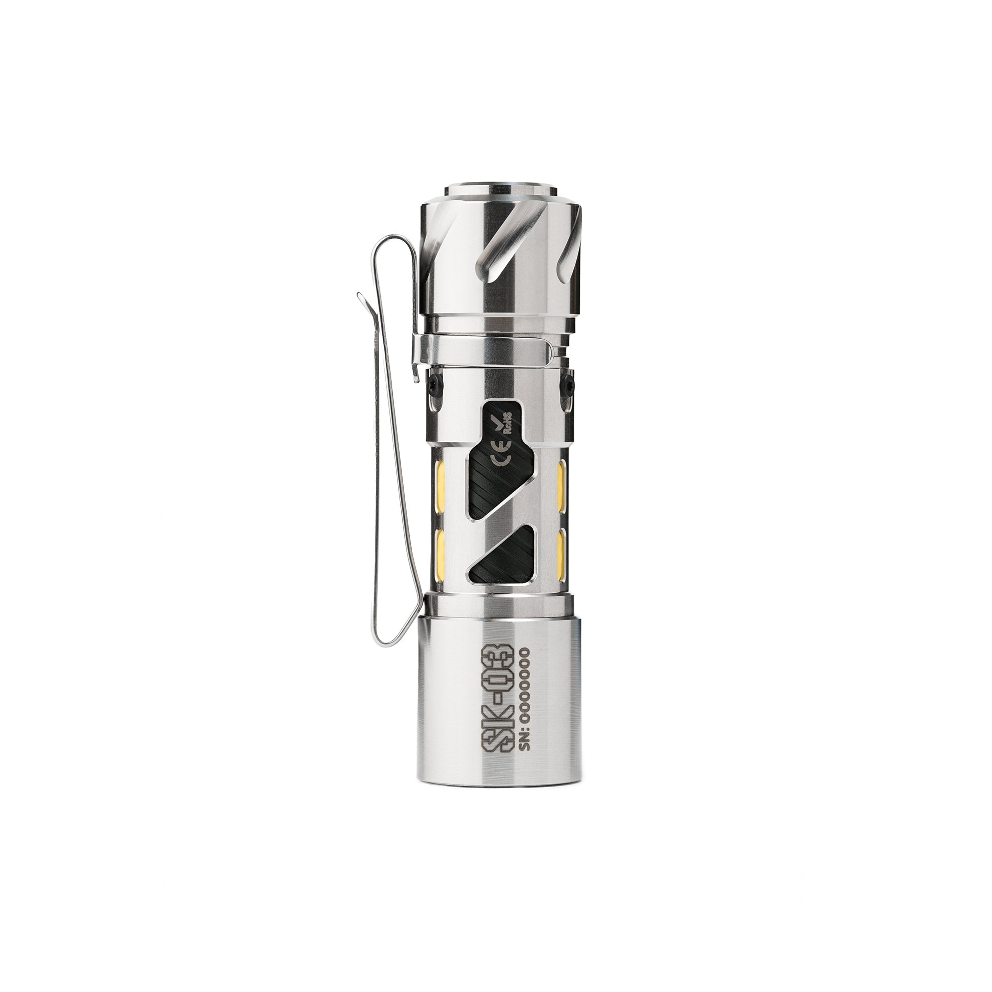 loop gear sk03 LOOP GEAR SK03 Stainless Steel LED Flashlight 1000Lumens 120 Meters