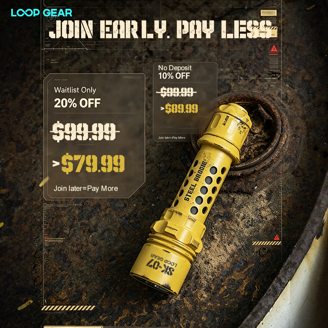 LOOP GEAR SK07 Flashlight Yellow Price
