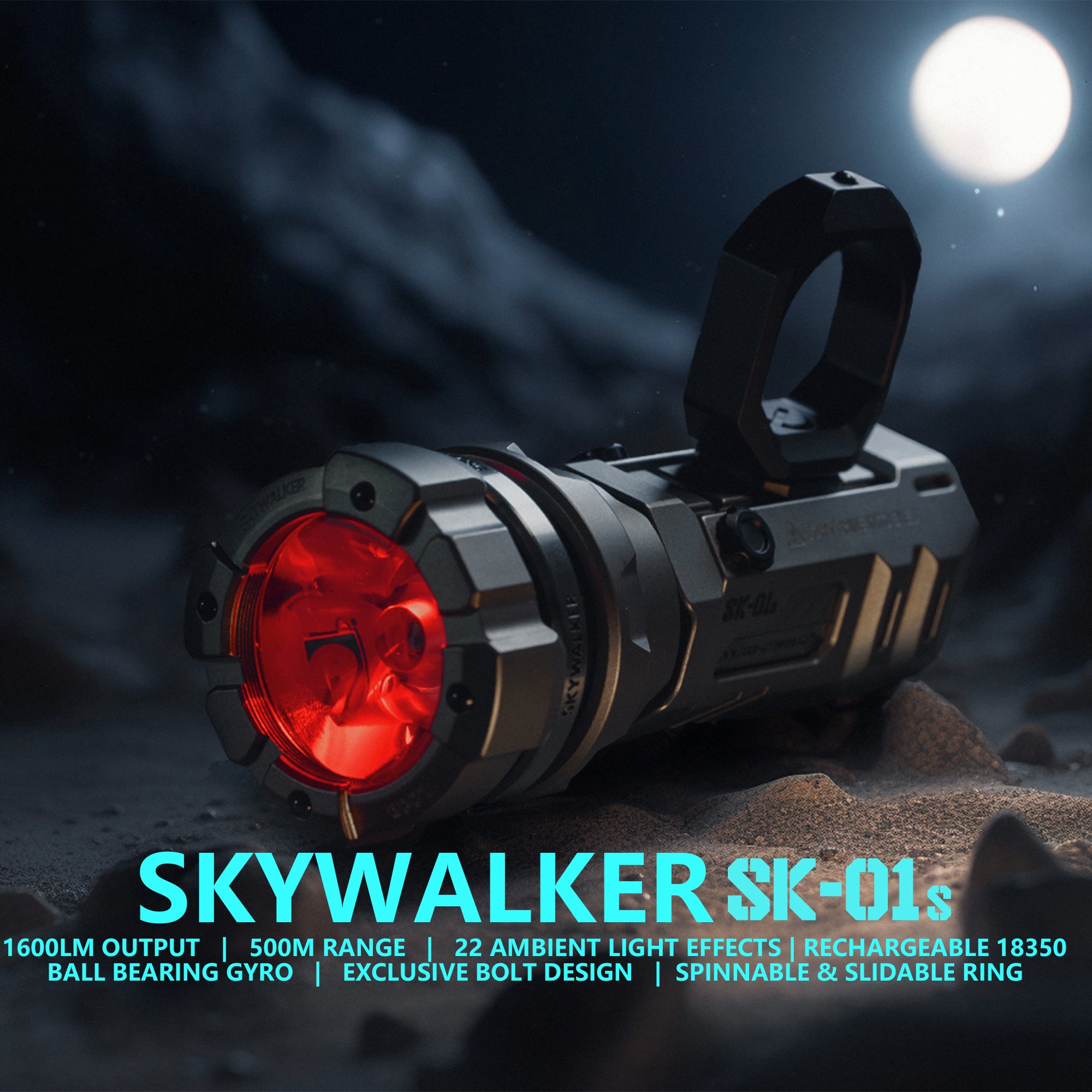 Addressable Loop Flashlight LOOP GEAR SK01S LED Flashlight 1600Lumens 500 Meters – LOOPGEAR