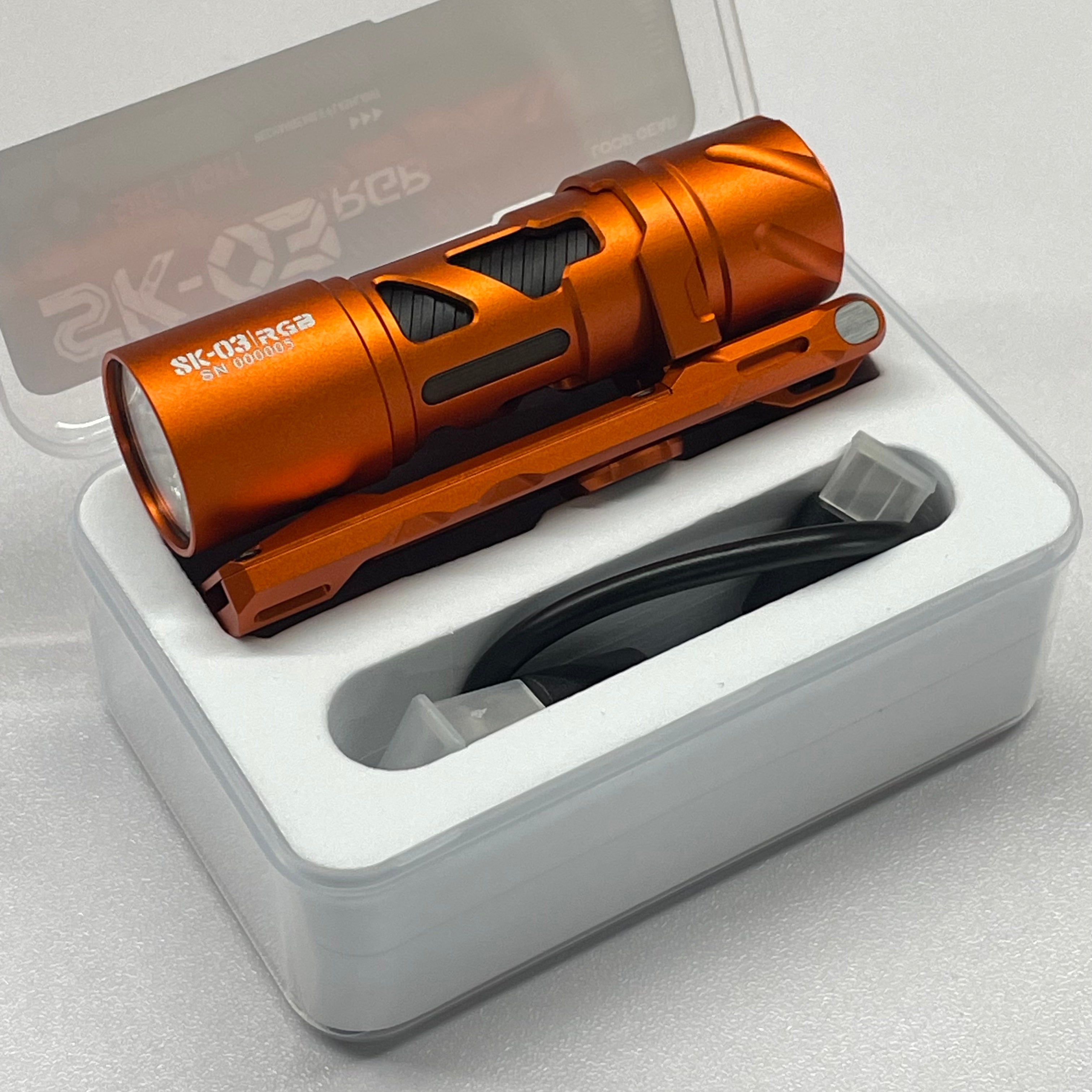 LOOP GEAR SK03 RGB Color LED Flashlight(Limited Quantity)