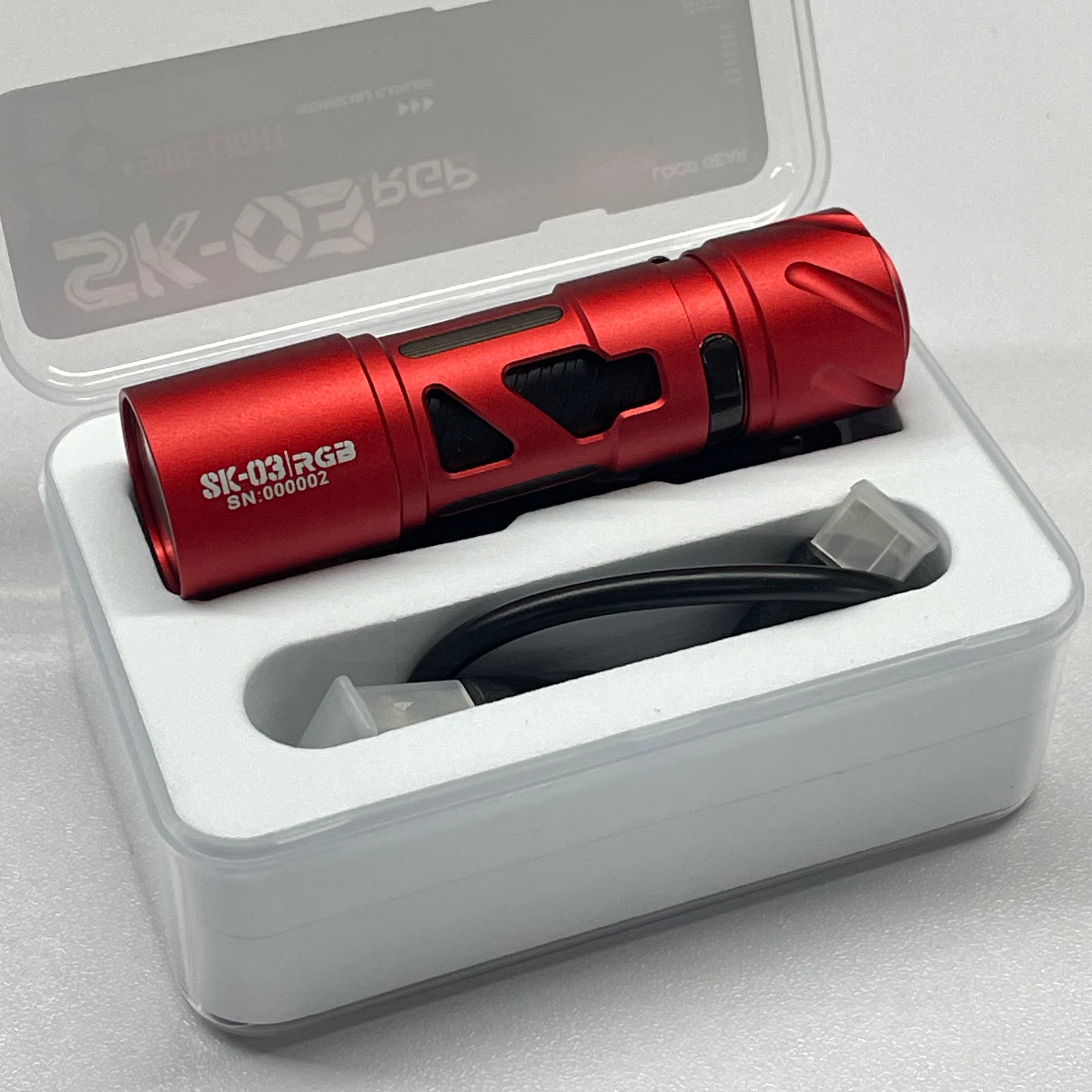 LOOP GEAR SK03 RGB Color LED Flashlight(Limited Quantity)