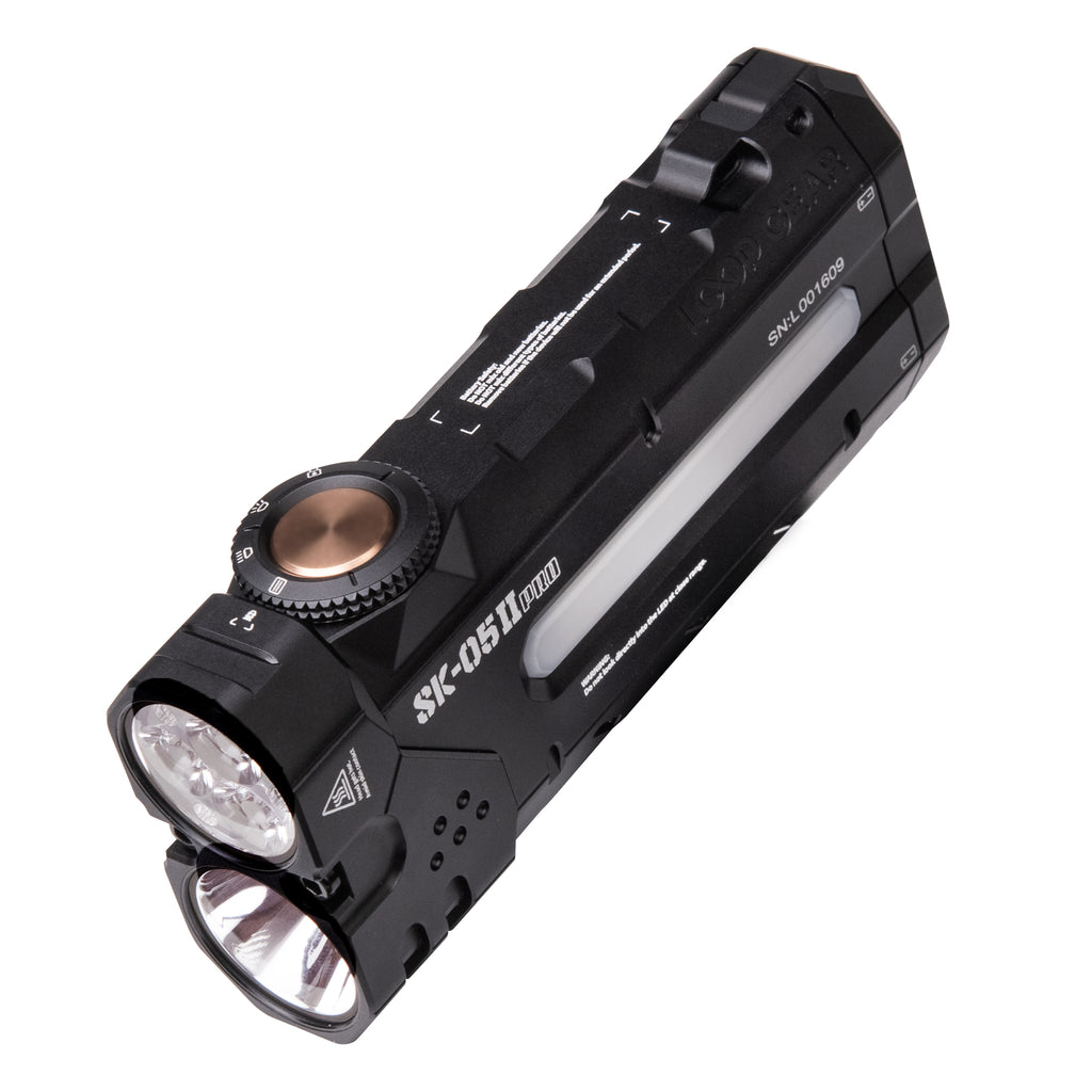 LOOP GEAR SK05 Pro 2 Mao White Flat LED Flashlight 5000 lumens 410m di ...