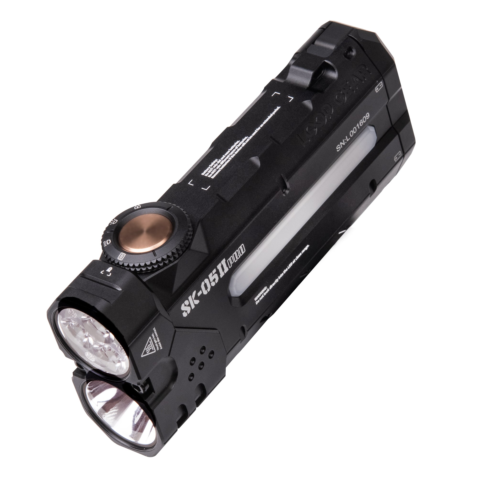 LOOP GEAR SK05 Pro 2 Black/Mao White Flat LED Flashlight – LOOPGEAR