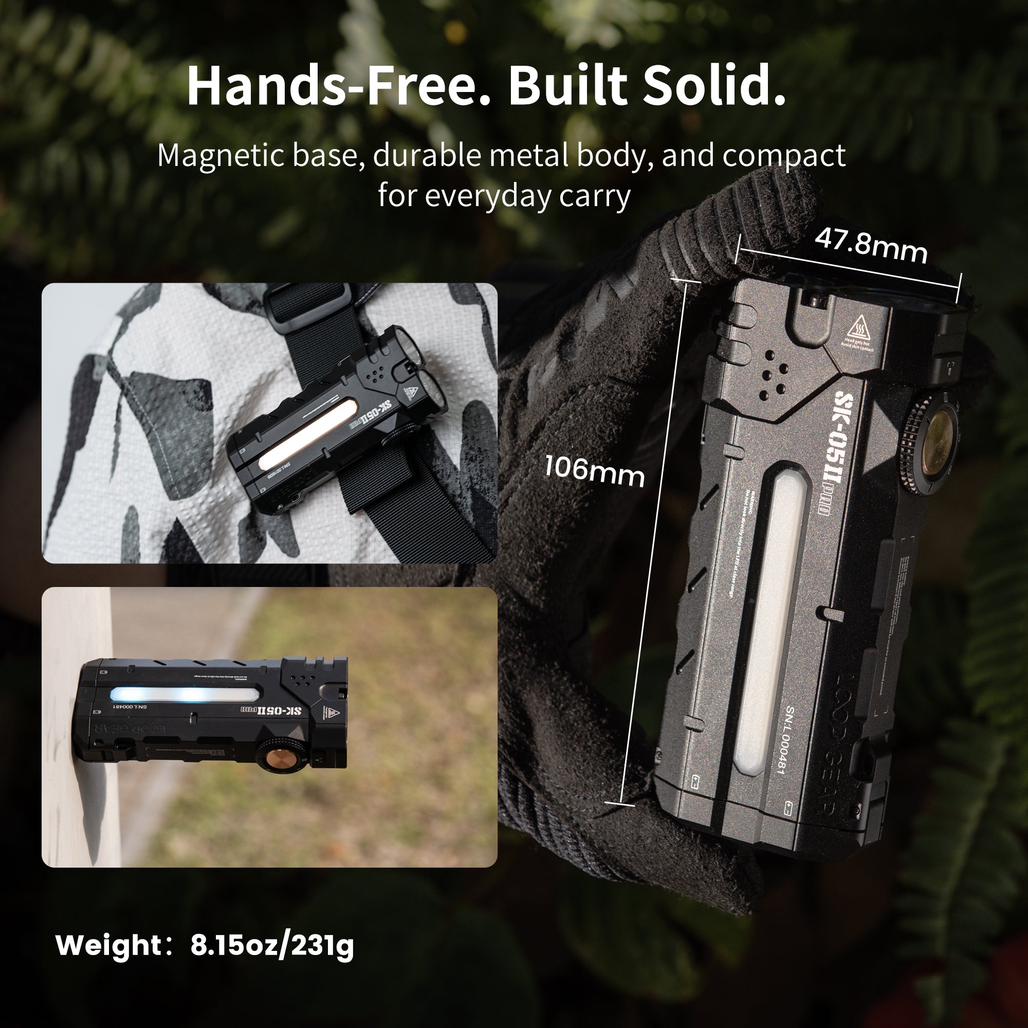 SK05 Pro 2 Early Access 30% OFF (Use Your Email Code) LOOP GEAR SK05 Pro 2 Flat EDC LED Flashlight