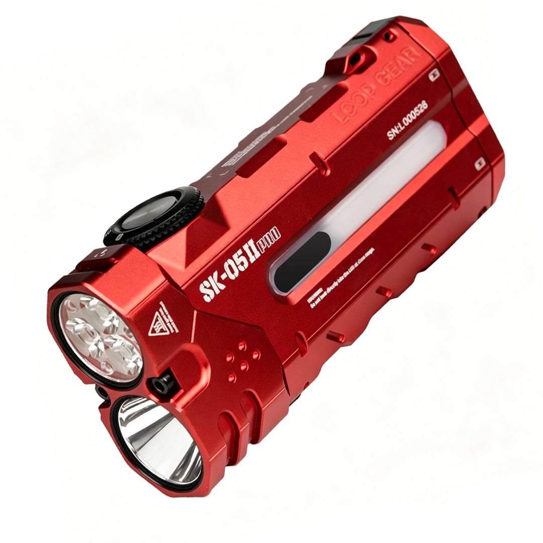 LOOP GEAR SK05 Pro 2 UV Red Flat LED Flashlight-Only available on official web