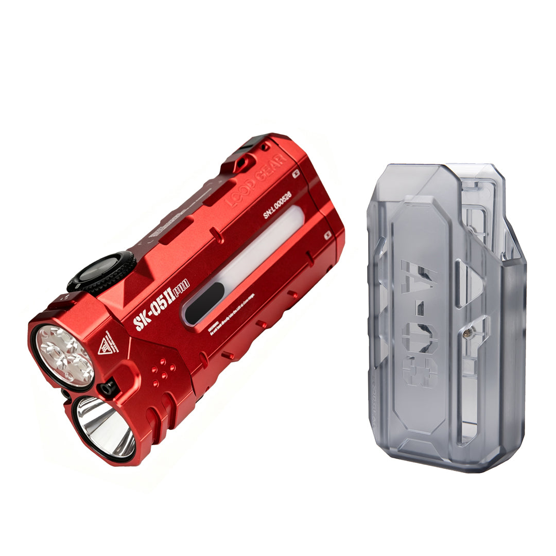 LOOP GEAR SK05 Pro 2 UV Red Flat LED Flashlight-Only available on official web