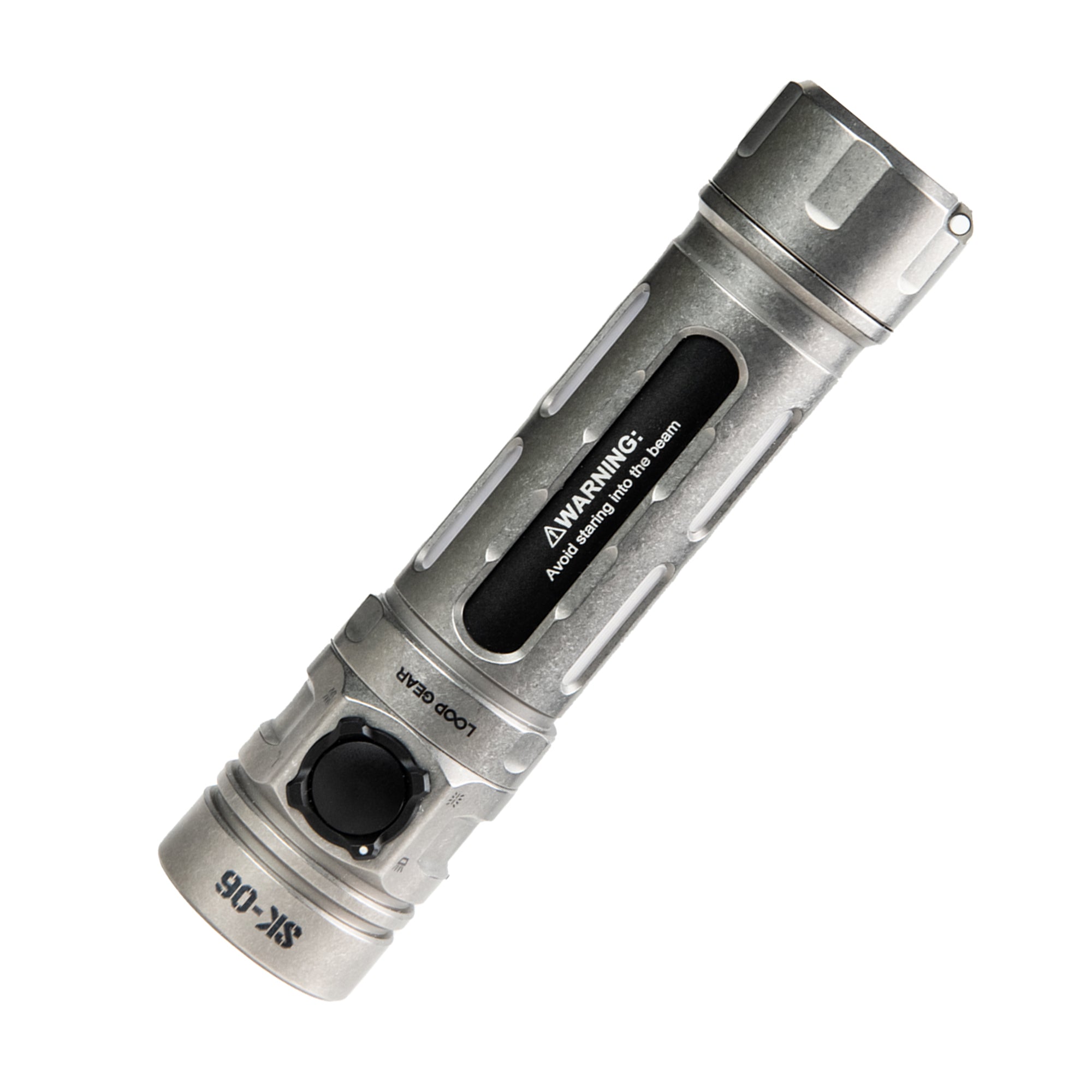 LOOP GEAR SK06 2400LM EDC Rechargeable Flashlight with UV & Green/Cyan Laser