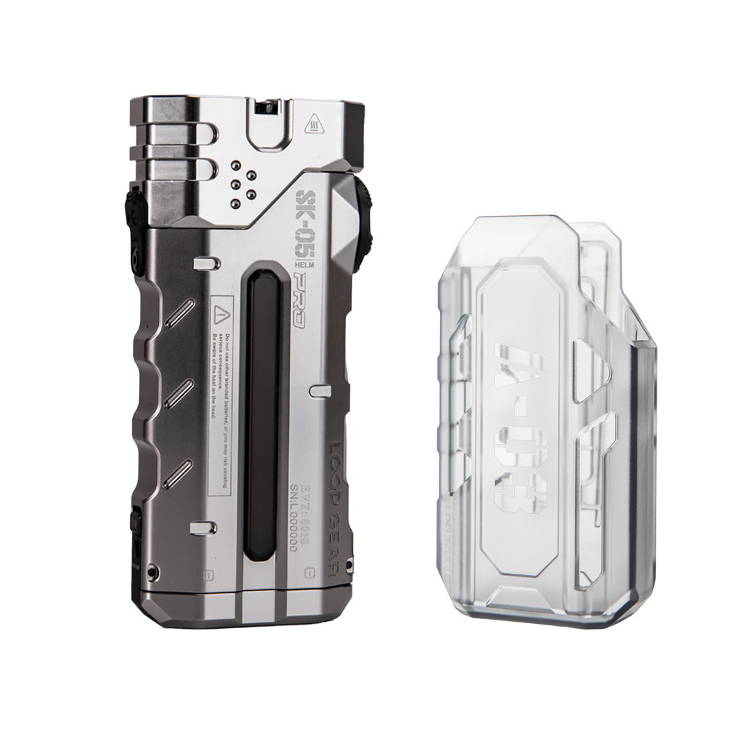 [Standard Edition]LOOP GEAR SK05 Pro Silver Flat LED Flashlight