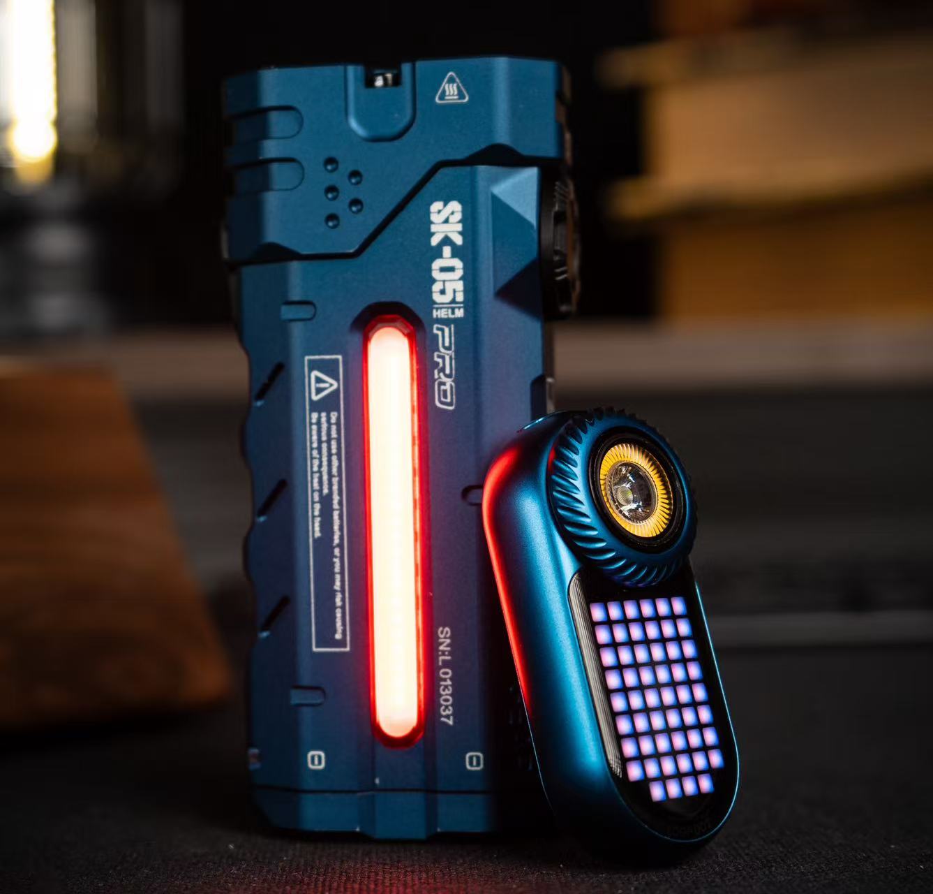 LOOP GEAR SK05 Pro BLUE Flat LED Flashlight