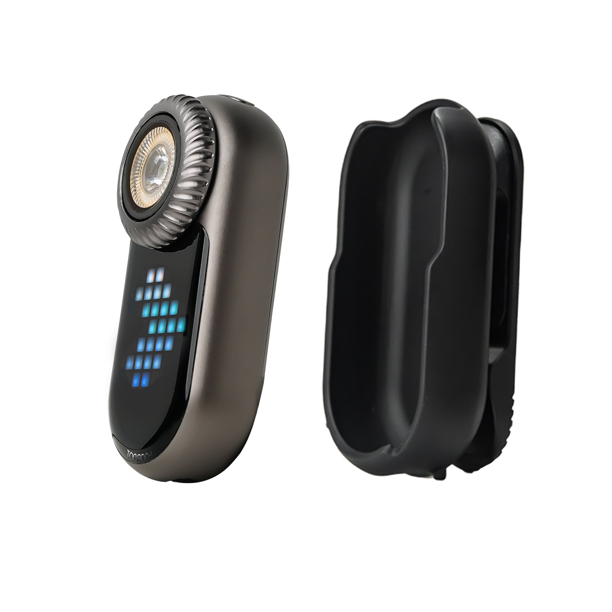 LOOP GEAR LOOPDOT & Dotclip-Pixel Display EDC Flashlight With Fidget Dial