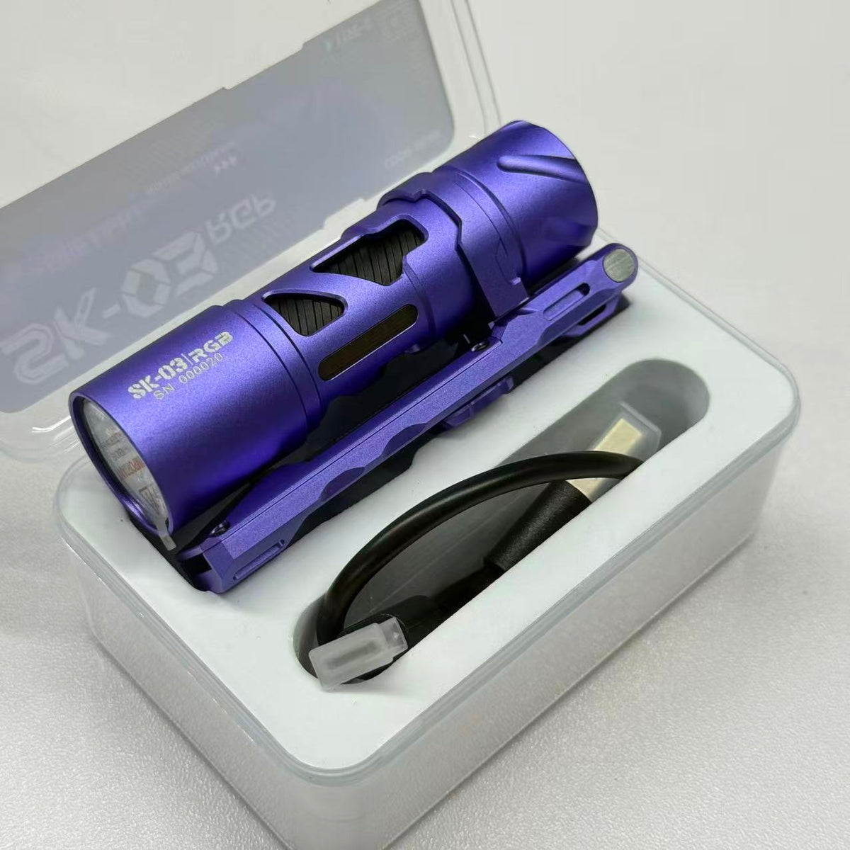 LOOP GEAR SK03 RGB Color LED Flashlight(Limited Quantity)