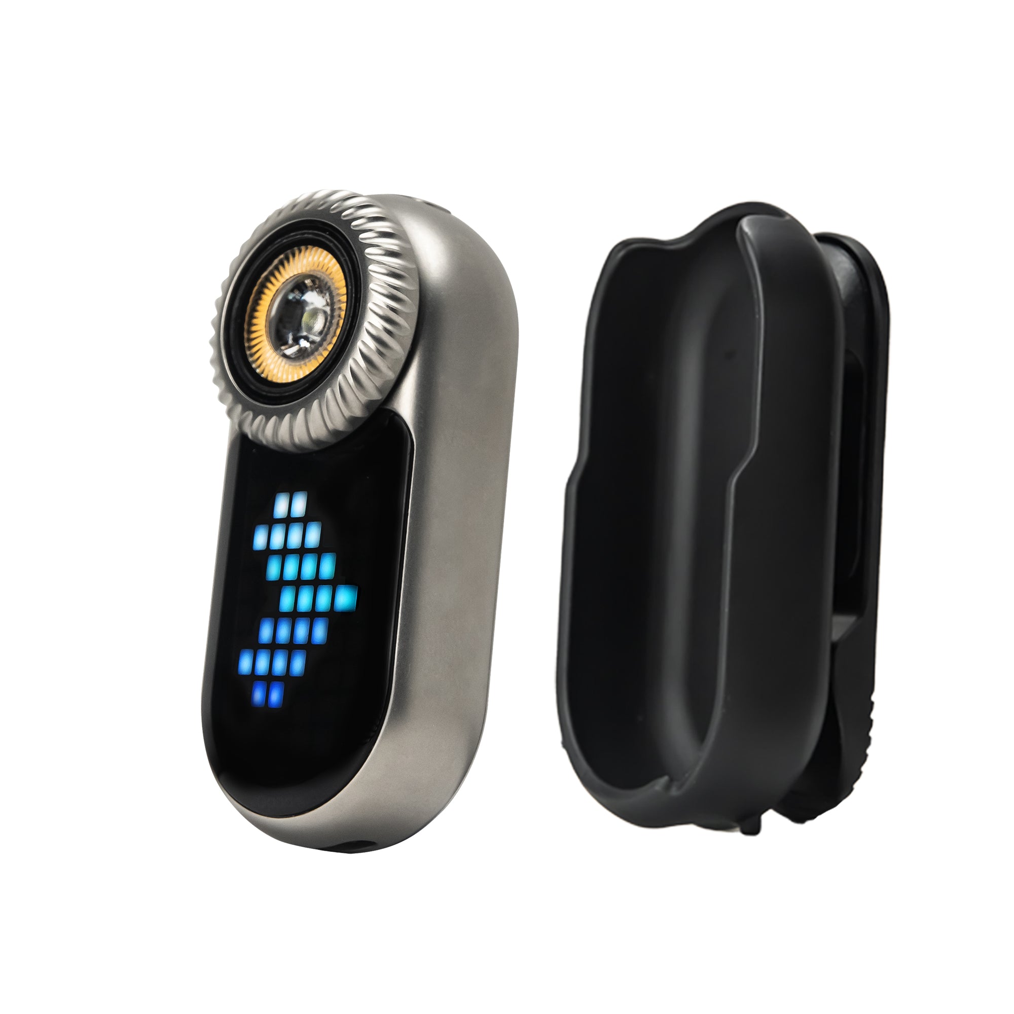 LOOP GEAR LOOPDOT & Dotclip-Pixel Display EDC Flashlight With Fidget Dial