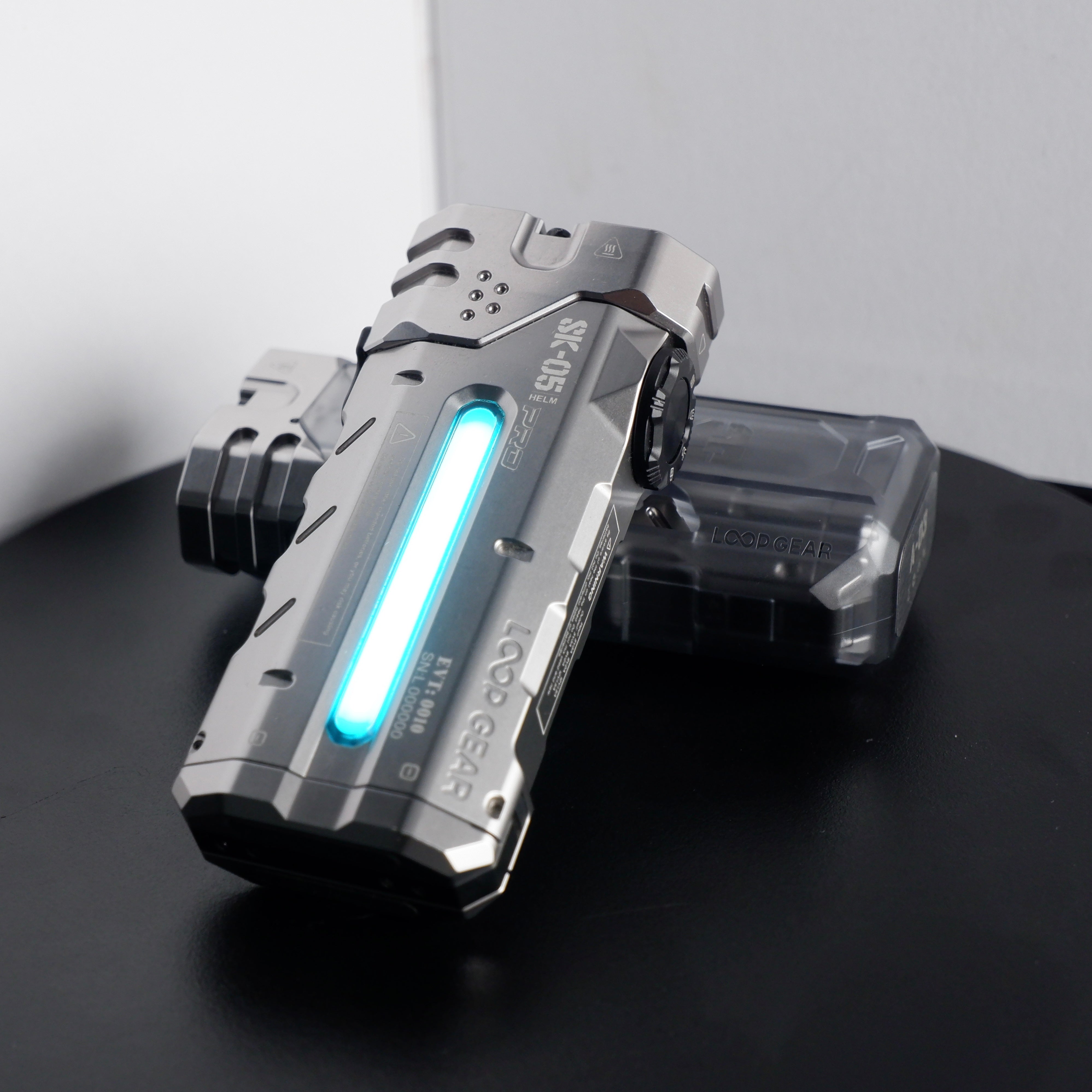 [Standard Edition]LOOP GEAR SK05 Pro Silver Flat LED Flashlight